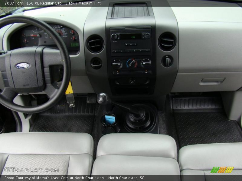Black / Medium Flint 2007 Ford F150 XL Regular Cab