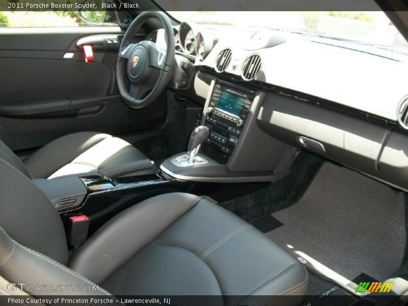 Black / Black 2011 Porsche Boxster Spyder