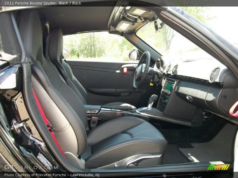 Black / Black 2011 Porsche Boxster Spyder