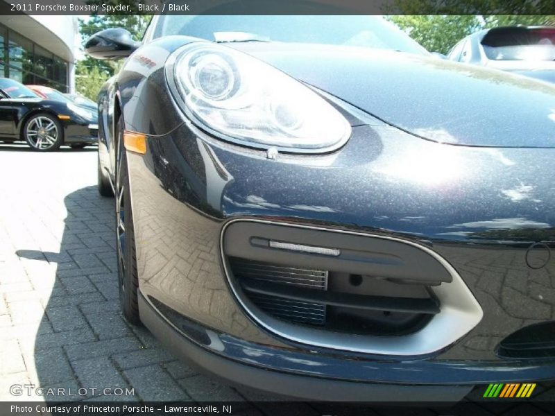 Black / Black 2011 Porsche Boxster Spyder