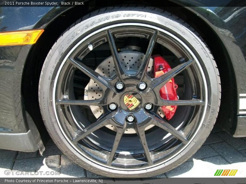 Black / Black 2011 Porsche Boxster Spyder