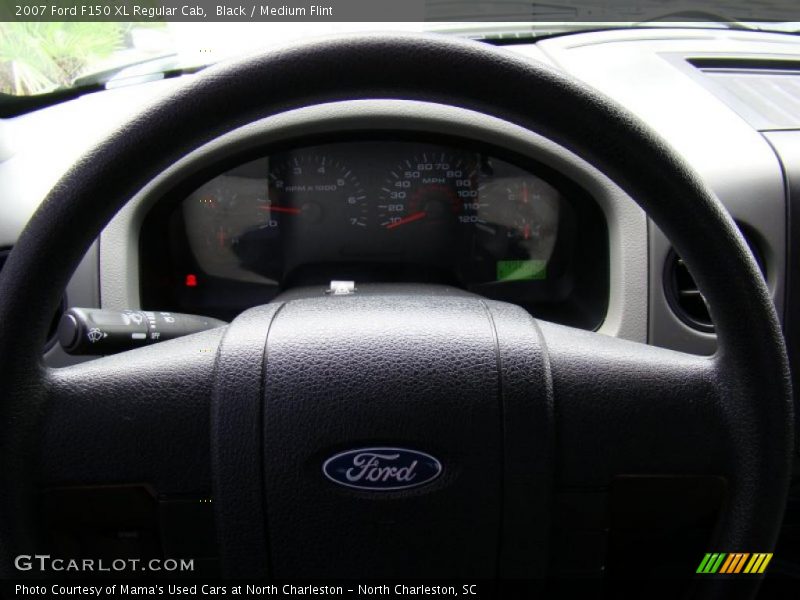 Black / Medium Flint 2007 Ford F150 XL Regular Cab