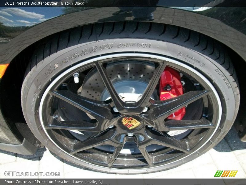 Black / Black 2011 Porsche Boxster Spyder