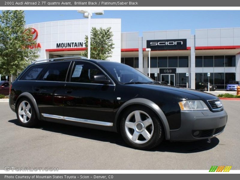 Brilliant Black / Platinum/Saber Black 2001 Audi Allroad 2.7T quattro Avant