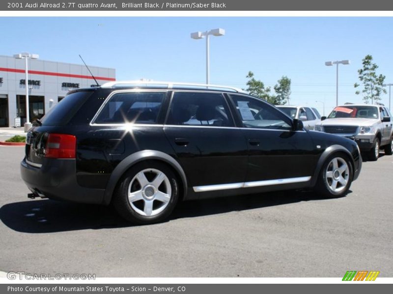 Brilliant Black / Platinum/Saber Black 2001 Audi Allroad 2.7T quattro Avant