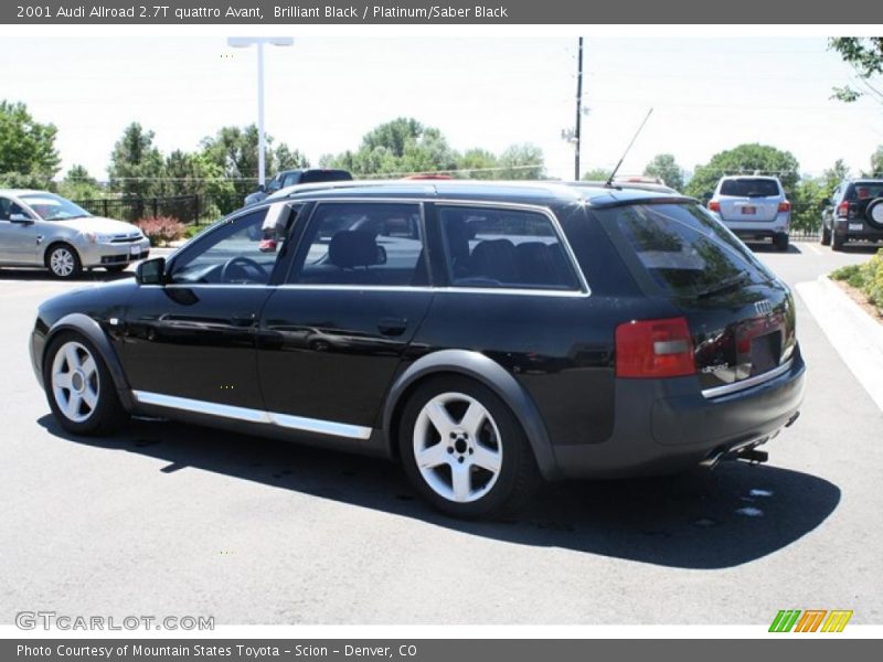 Brilliant Black / Platinum/Saber Black 2001 Audi Allroad 2.7T quattro Avant