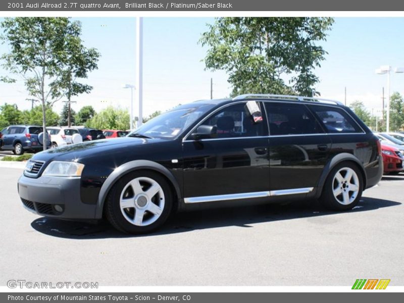 Brilliant Black / Platinum/Saber Black 2001 Audi Allroad 2.7T quattro Avant