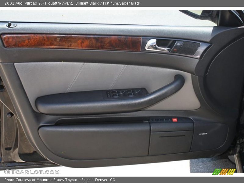 Brilliant Black / Platinum/Saber Black 2001 Audi Allroad 2.7T quattro Avant