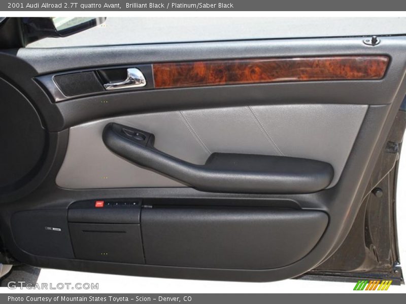 Brilliant Black / Platinum/Saber Black 2001 Audi Allroad 2.7T quattro Avant