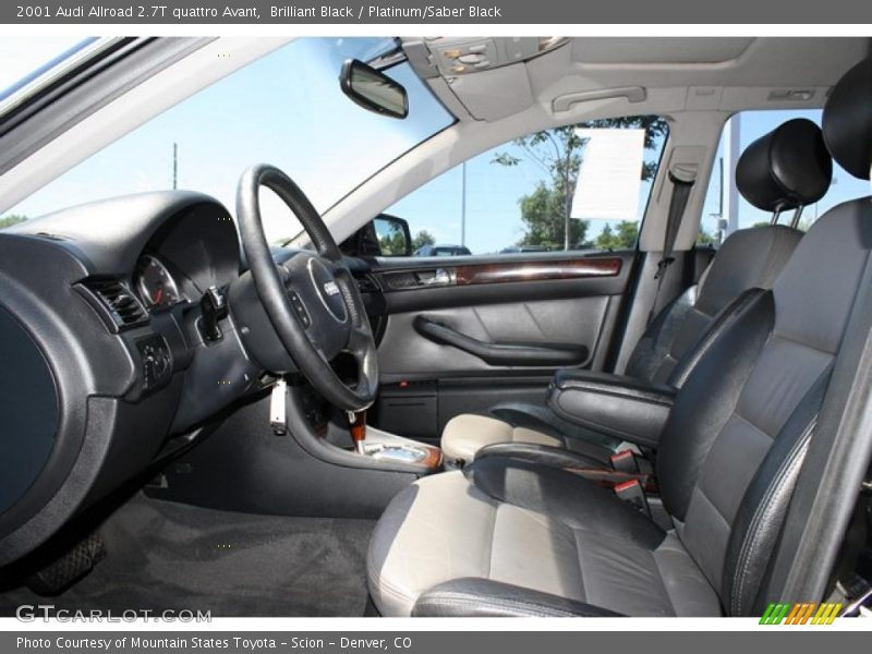 Brilliant Black / Platinum/Saber Black 2001 Audi Allroad 2.7T quattro Avant