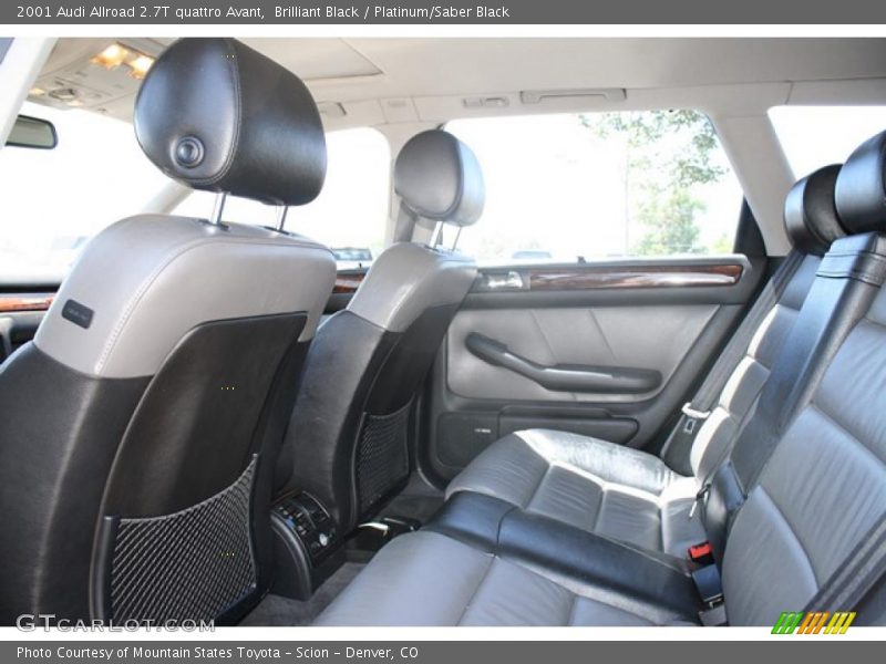 Brilliant Black / Platinum/Saber Black 2001 Audi Allroad 2.7T quattro Avant