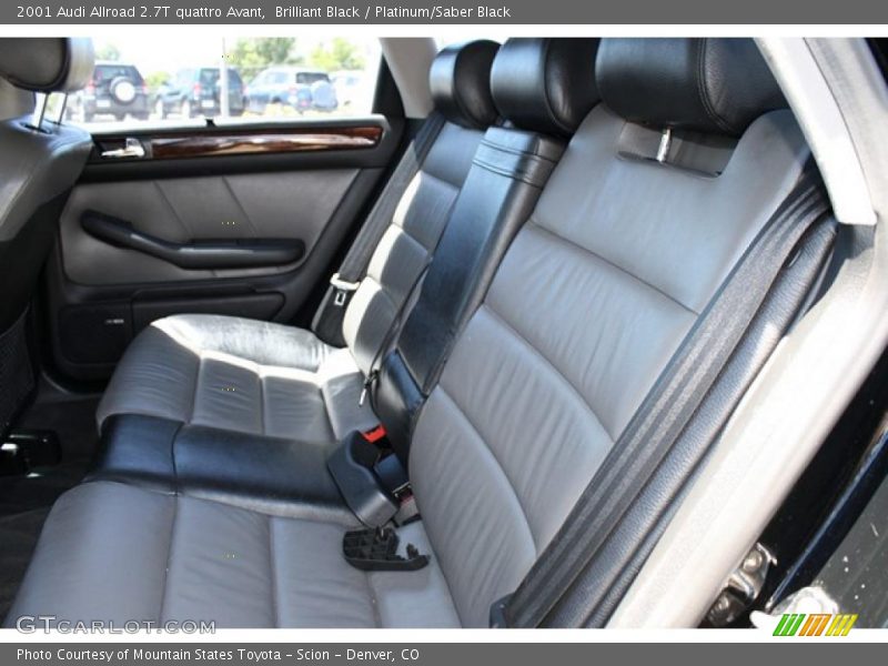 Brilliant Black / Platinum/Saber Black 2001 Audi Allroad 2.7T quattro Avant
