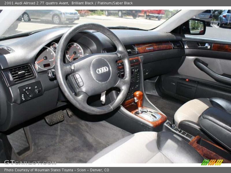 Brilliant Black / Platinum/Saber Black 2001 Audi Allroad 2.7T quattro Avant