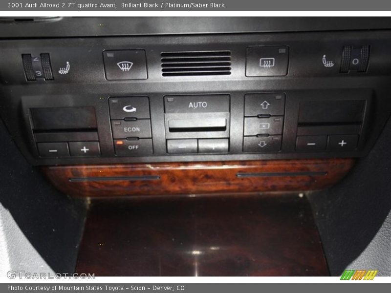 Brilliant Black / Platinum/Saber Black 2001 Audi Allroad 2.7T quattro Avant
