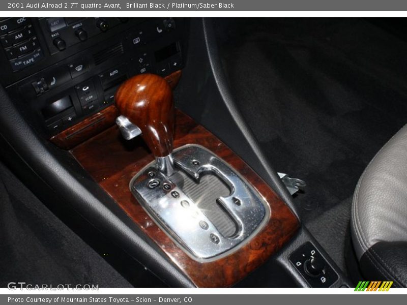 Brilliant Black / Platinum/Saber Black 2001 Audi Allroad 2.7T quattro Avant