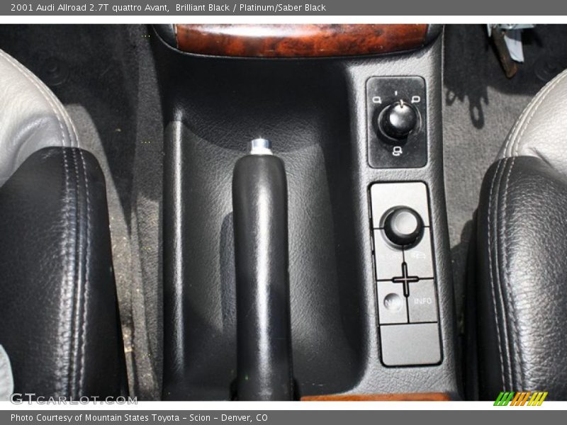 Brilliant Black / Platinum/Saber Black 2001 Audi Allroad 2.7T quattro Avant