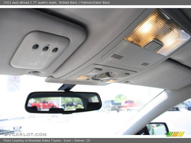Brilliant Black / Platinum/Saber Black 2001 Audi Allroad 2.7T quattro Avant