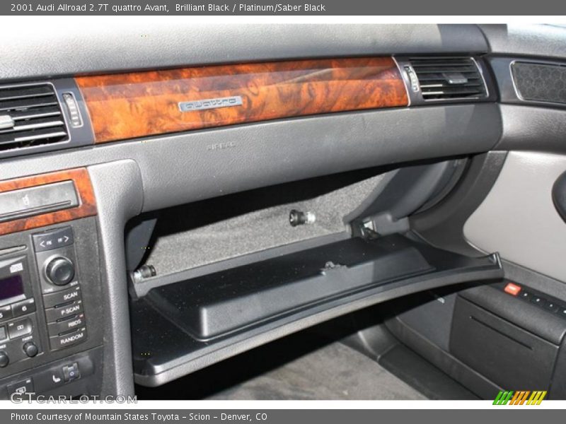 Brilliant Black / Platinum/Saber Black 2001 Audi Allroad 2.7T quattro Avant
