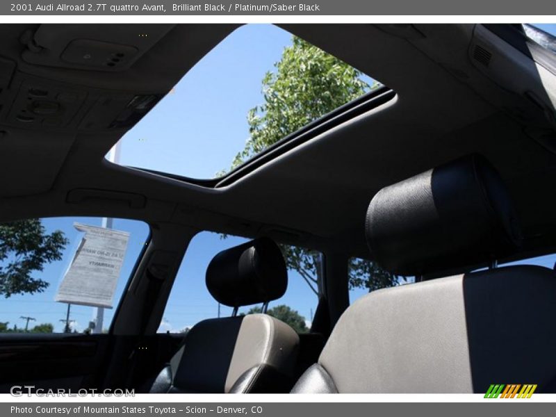 Brilliant Black / Platinum/Saber Black 2001 Audi Allroad 2.7T quattro Avant
