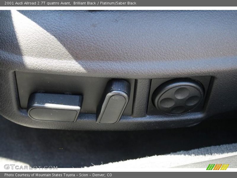 Brilliant Black / Platinum/Saber Black 2001 Audi Allroad 2.7T quattro Avant