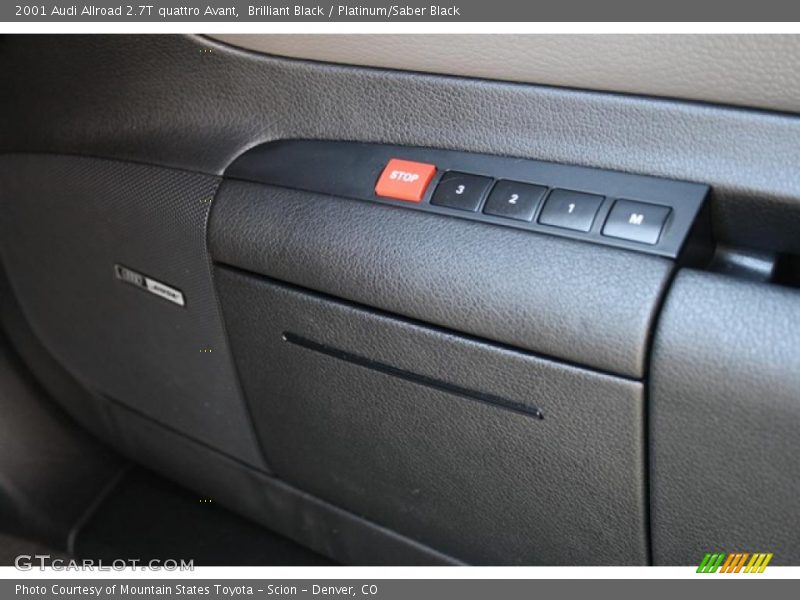 Brilliant Black / Platinum/Saber Black 2001 Audi Allroad 2.7T quattro Avant
