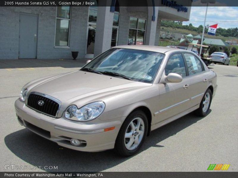 Golden Beige / Beige 2005 Hyundai Sonata GLS V6