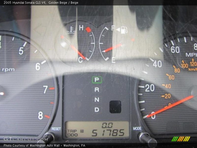 Golden Beige / Beige 2005 Hyundai Sonata GLS V6