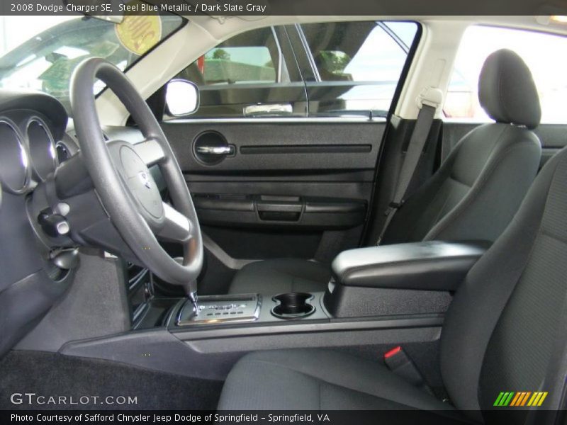Steel Blue Metallic / Dark Slate Gray 2008 Dodge Charger SE