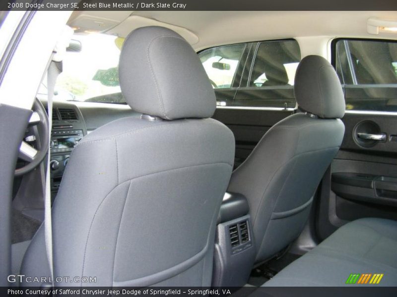 Steel Blue Metallic / Dark Slate Gray 2008 Dodge Charger SE