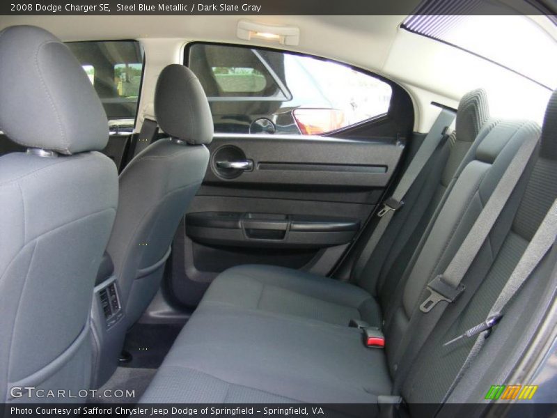 Steel Blue Metallic / Dark Slate Gray 2008 Dodge Charger SE