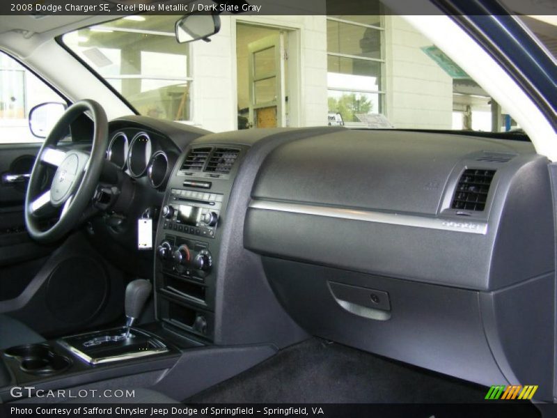 Steel Blue Metallic / Dark Slate Gray 2008 Dodge Charger SE