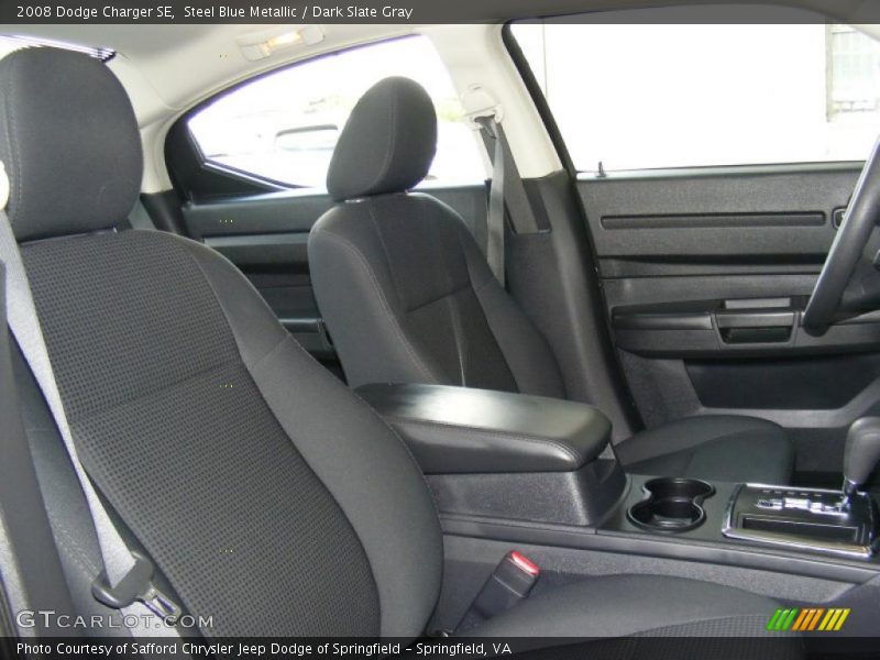 Steel Blue Metallic / Dark Slate Gray 2008 Dodge Charger SE