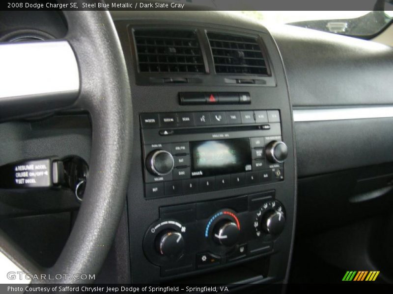 Steel Blue Metallic / Dark Slate Gray 2008 Dodge Charger SE