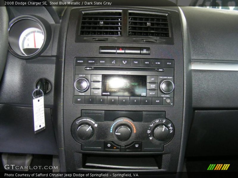 Steel Blue Metallic / Dark Slate Gray 2008 Dodge Charger SE