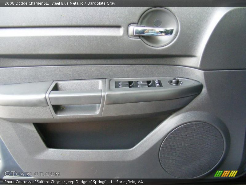 Steel Blue Metallic / Dark Slate Gray 2008 Dodge Charger SE