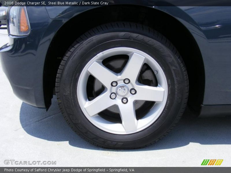 Steel Blue Metallic / Dark Slate Gray 2008 Dodge Charger SE