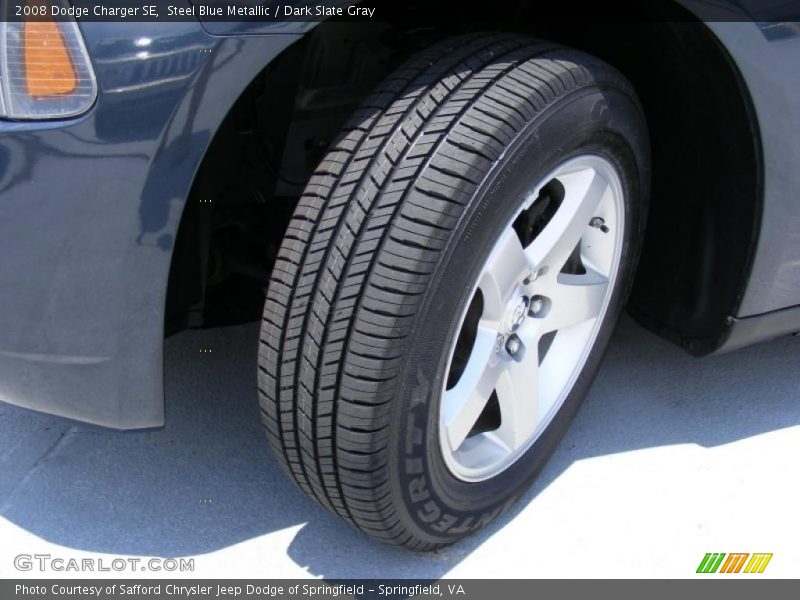 Steel Blue Metallic / Dark Slate Gray 2008 Dodge Charger SE