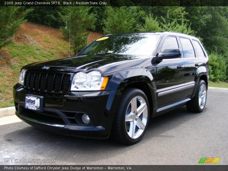 Black / Medium Slate Gray 2006 Jeep Grand Cherokee SRT8