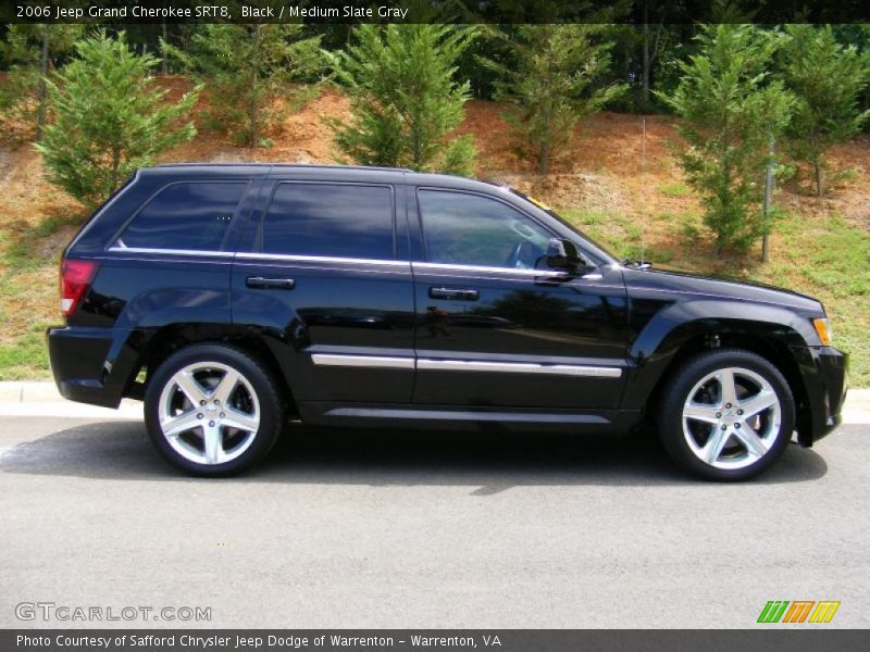 Black / Medium Slate Gray 2006 Jeep Grand Cherokee SRT8