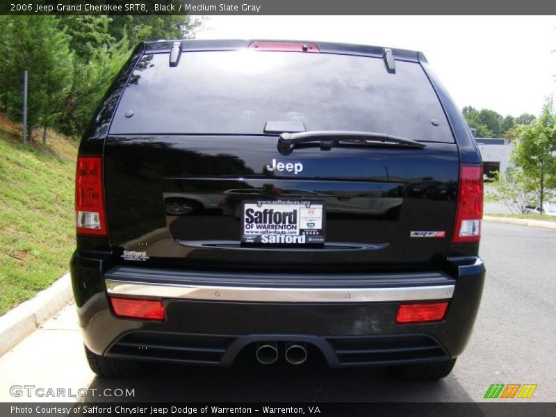 Black / Medium Slate Gray 2006 Jeep Grand Cherokee SRT8