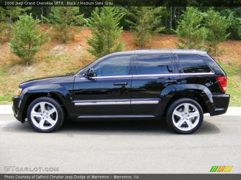 Black / Medium Slate Gray 2006 Jeep Grand Cherokee SRT8