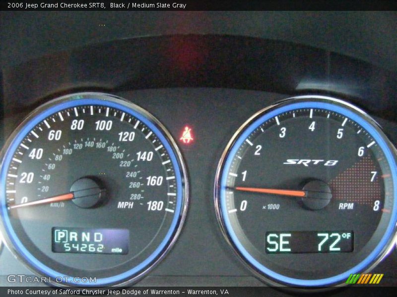 Black / Medium Slate Gray 2006 Jeep Grand Cherokee SRT8