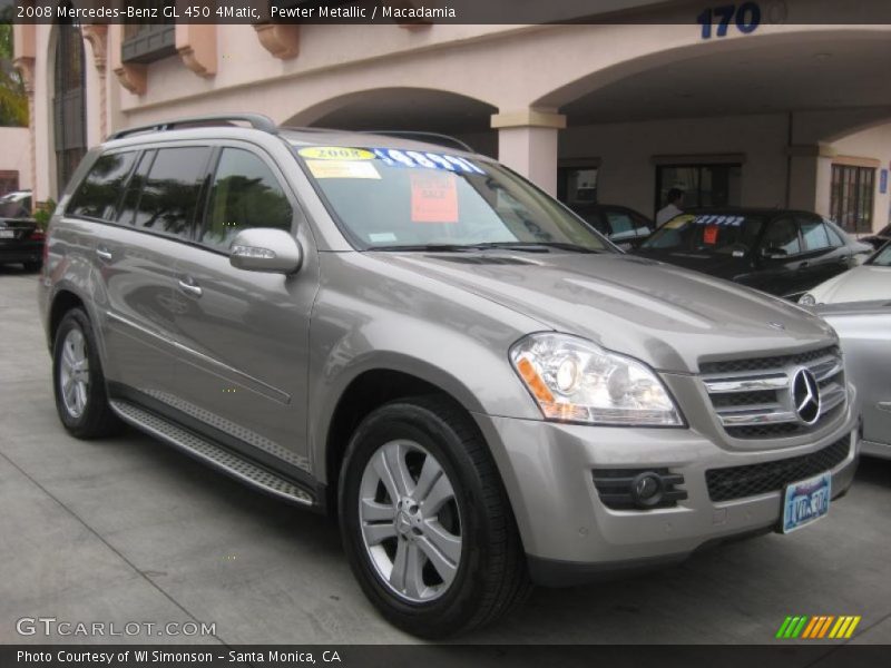 Pewter Metallic / Macadamia 2008 Mercedes-Benz GL 450 4Matic