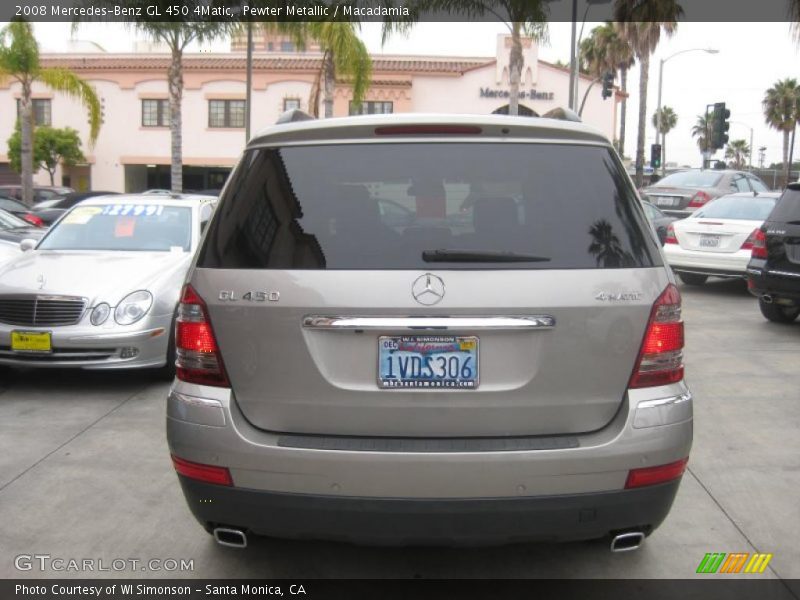 Pewter Metallic / Macadamia 2008 Mercedes-Benz GL 450 4Matic