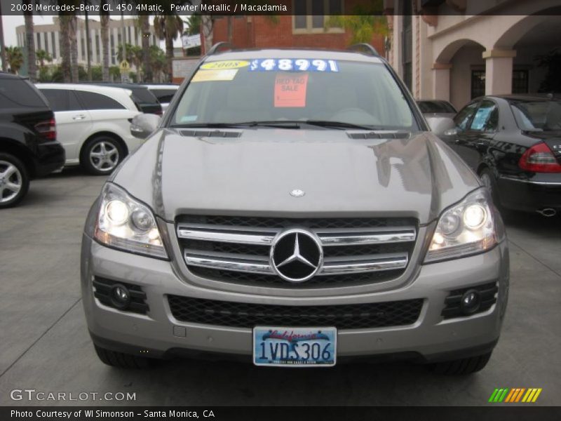 Pewter Metallic / Macadamia 2008 Mercedes-Benz GL 450 4Matic