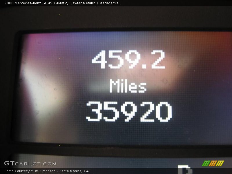 Pewter Metallic / Macadamia 2008 Mercedes-Benz GL 450 4Matic