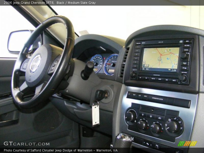 Black / Medium Slate Gray 2006 Jeep Grand Cherokee SRT8