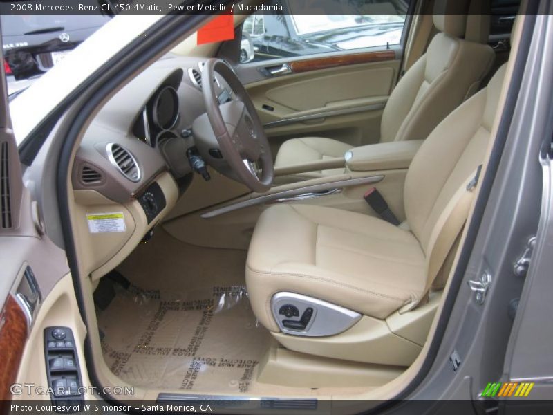 Pewter Metallic / Macadamia 2008 Mercedes-Benz GL 450 4Matic