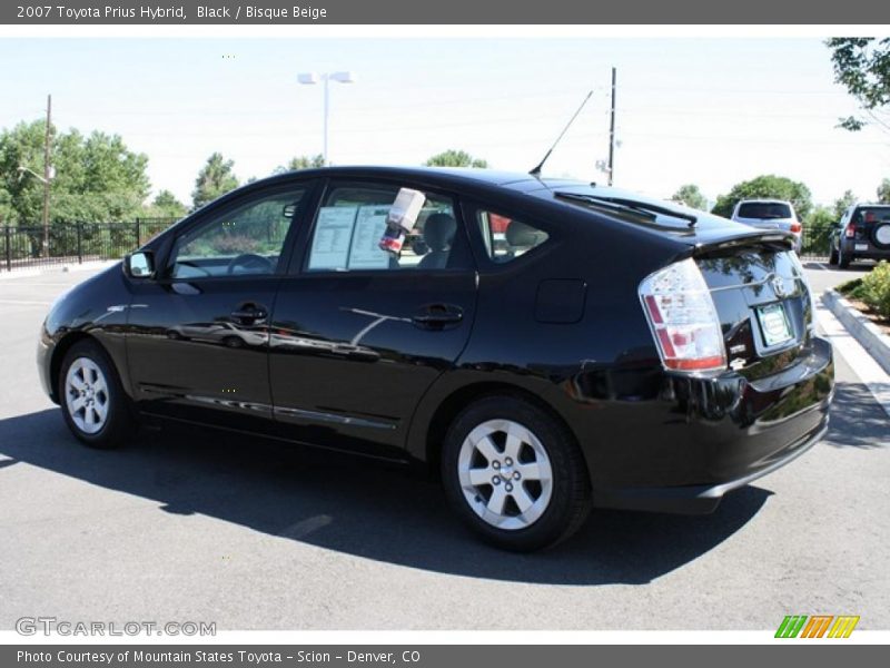 Black / Bisque Beige 2007 Toyota Prius Hybrid