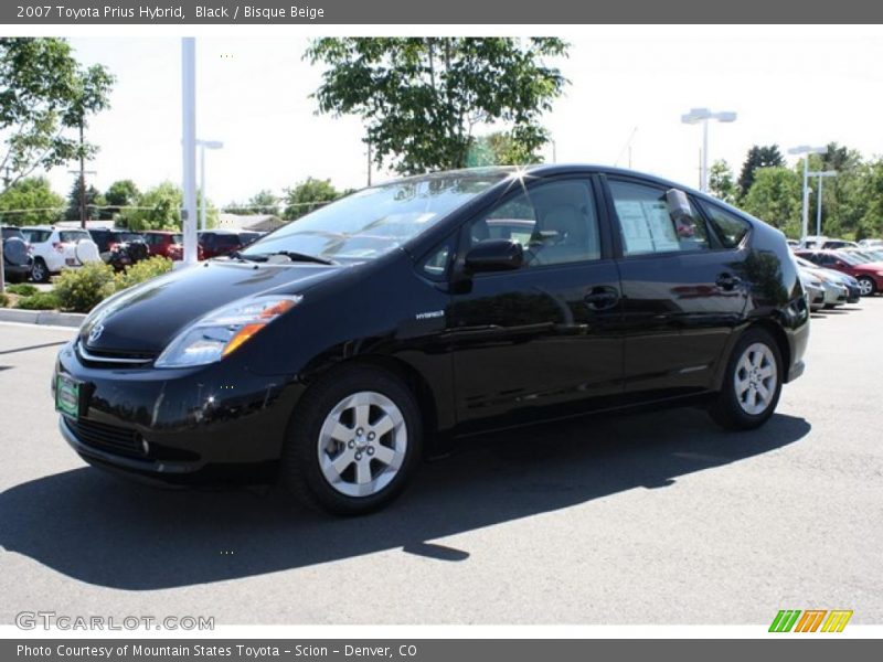 Black / Bisque Beige 2007 Toyota Prius Hybrid